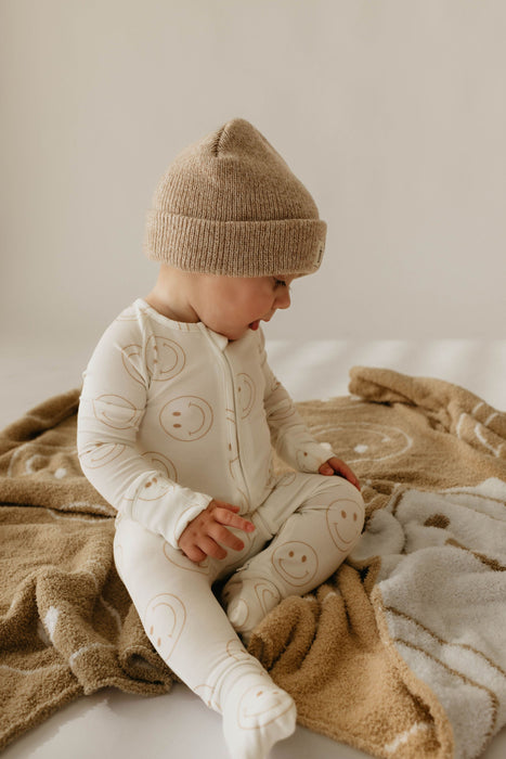 forever french baby Bamboo Zip Pajamas  | Just Smile