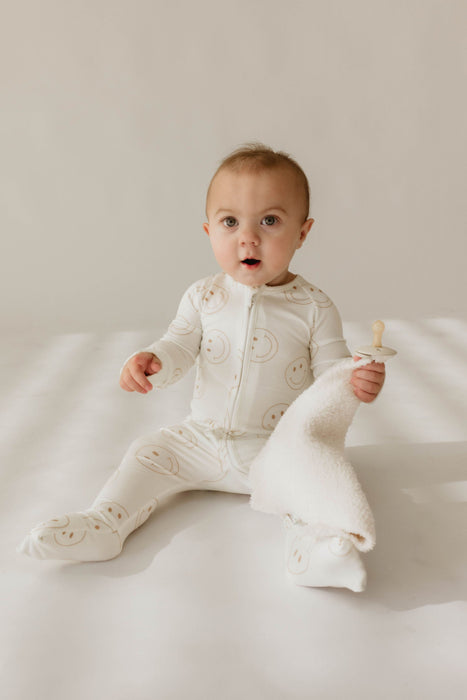 forever french baby Bamboo Zip Pajamas  | Just Smile