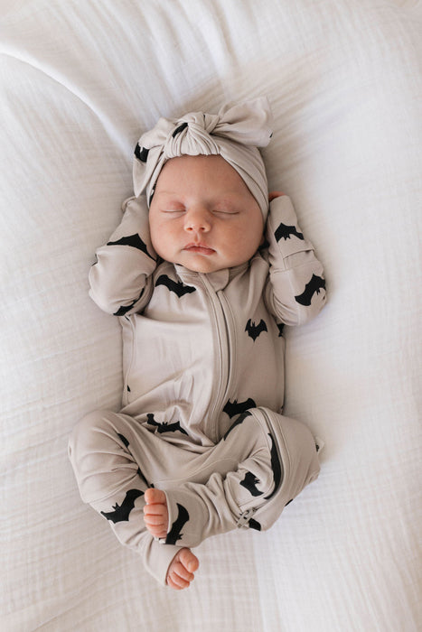 forever french baby Bamboo Zip Pajamas | It's Bats!