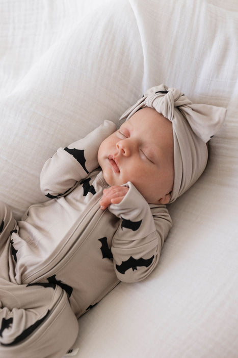 forever french baby Bamboo Zip Pajamas | It's Bats!