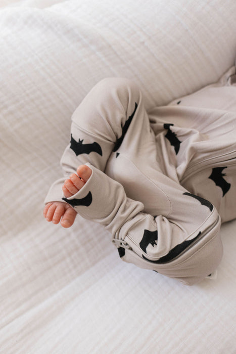 forever french baby Bamboo Zip Pajamas | It's Bats!