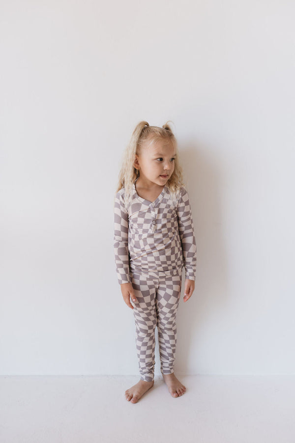 forever french baby Bamboo Two Piece Pajamas | Smokey Wave