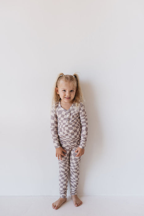 forever french baby Bamboo Two Piece Pajamas | Smokey Wave