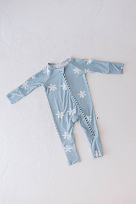 forever french baby Bamboo Zip Pajamas  | Daisy Blues