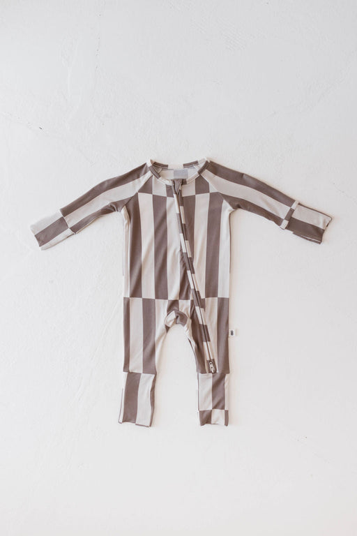 forever french baby Bamboo Zip Pajamas  | Tile Stack