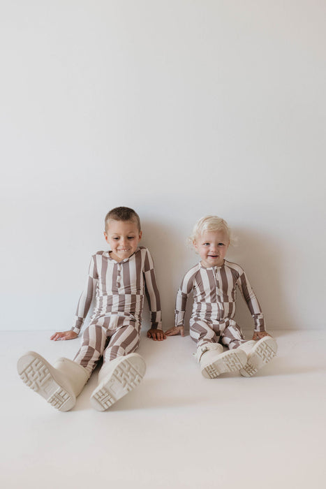 forever french baby Bamboo Two Piece Pajamas | Tile Stack