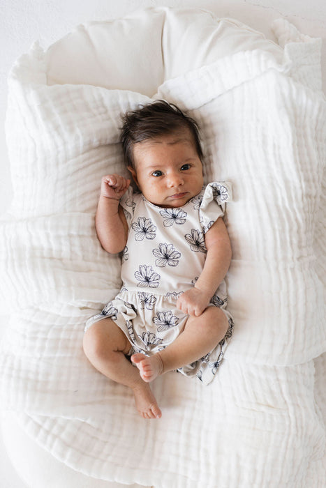 forever french baby Bamboo Romper | Desert Bloom