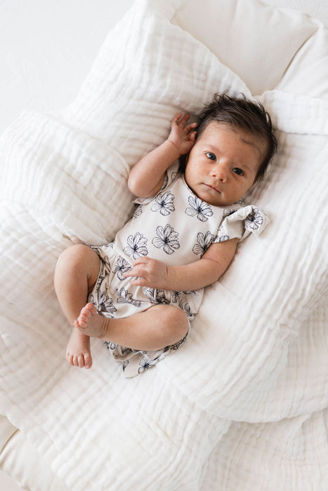 forever french baby Bamboo Romper | Desert Bloom