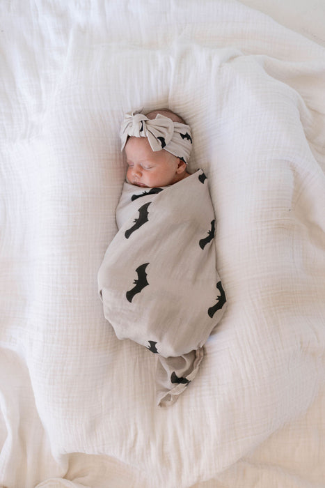 forever french baby Muslin Swaddle | It's Bats!