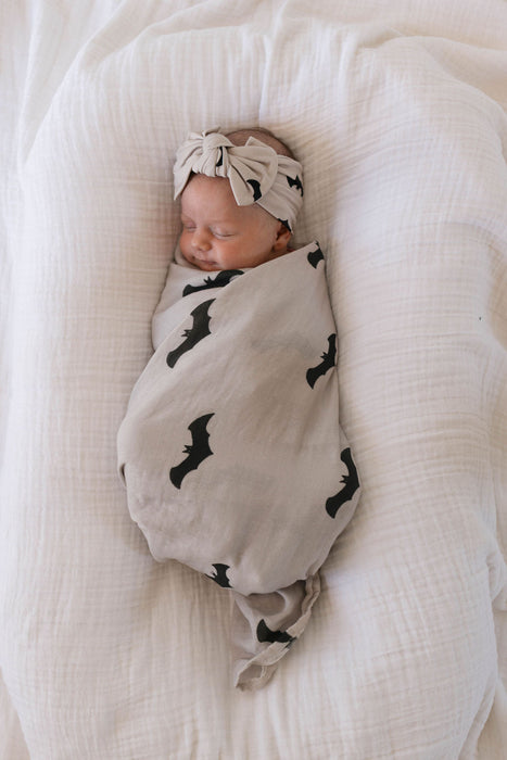 forever french baby Muslin Swaddle | It's Bats!