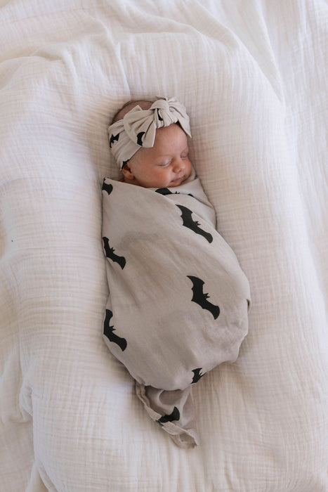 forever french baby Muslin Swaddle | It's Bats!