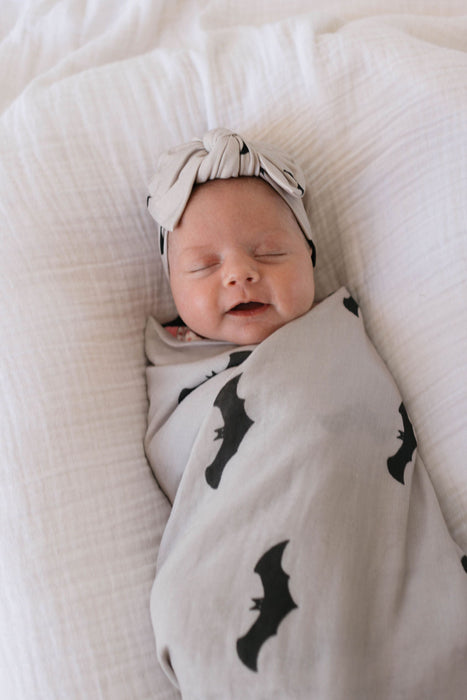 forever french baby Muslin Swaddle | It's Bats!