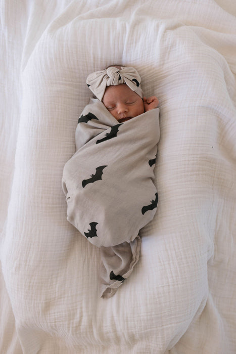 forever french baby Muslin Swaddle | It's Bats!