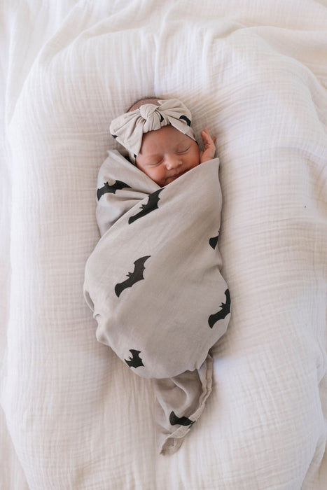 forever french baby Muslin Swaddle | It's Bats!