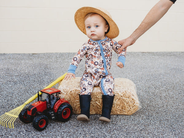 Dream Big Little Co HITTIN' THE HAY DREAM ROMPER