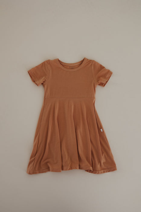 forever french baby Bamboo Dress | Clay