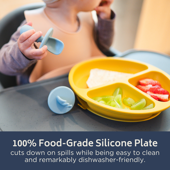 Babeehive Goods Sage Silicone Suction Plate