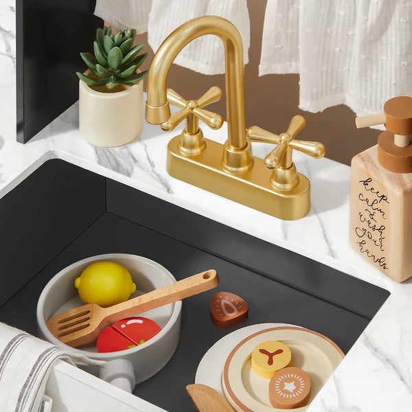 Tiny Land® Trendy Black Style Play Kitchen