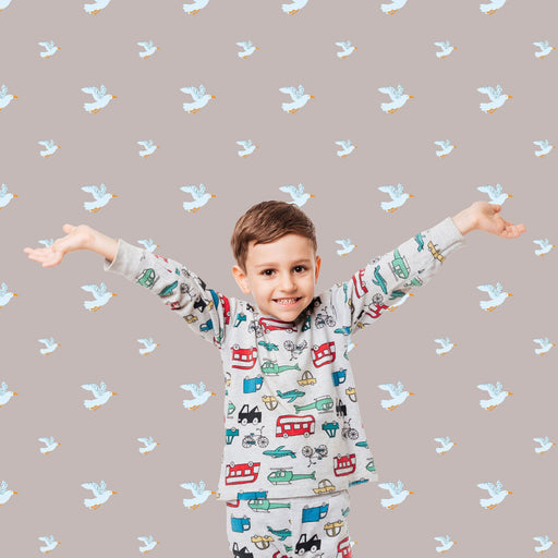 TeepeeJoy Birds Theme Wallpaper - Birds Afloat