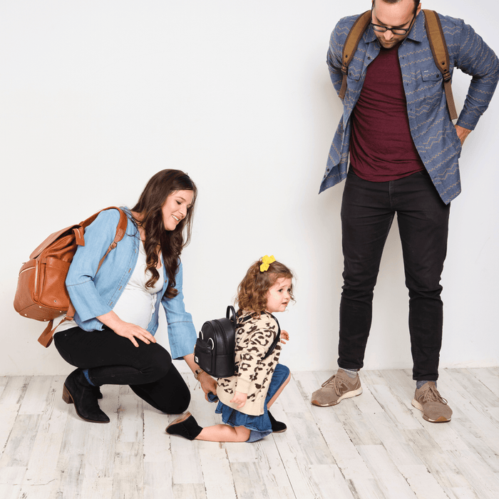 Sleepy Panda Buddy Vegan Leather Backpack