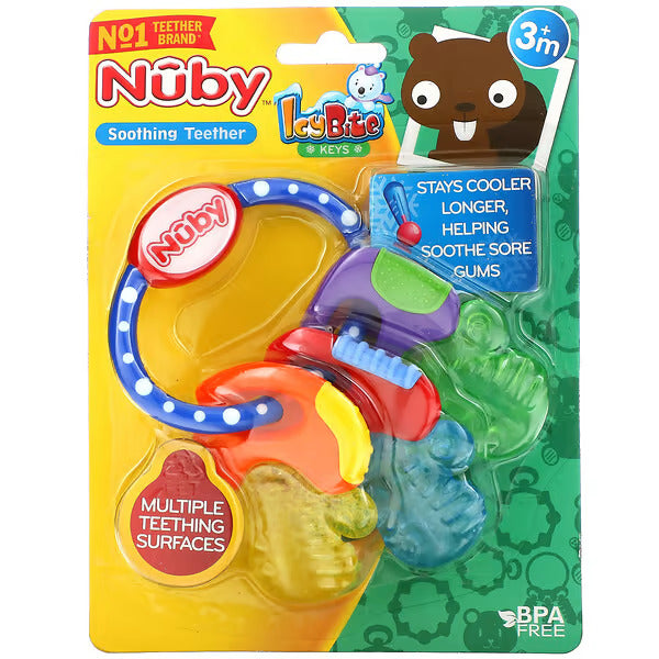 Nuby Icy Bite Ice Gel Teething Key Ring