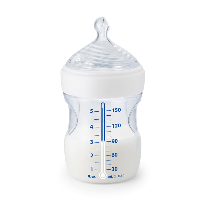 Nourish your baby with the NUK Nature Sense bottle--ergonomic