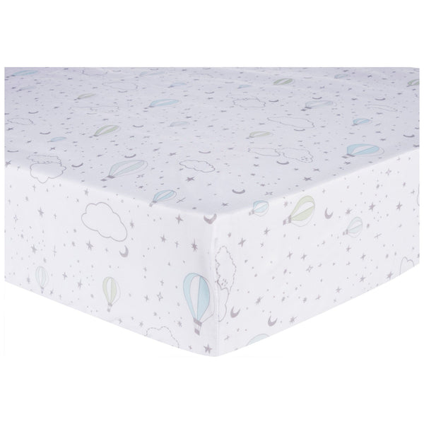 Sammy & Lou Starry Dreams 2-Pack Microfiber Fitted Crib Sheet Set