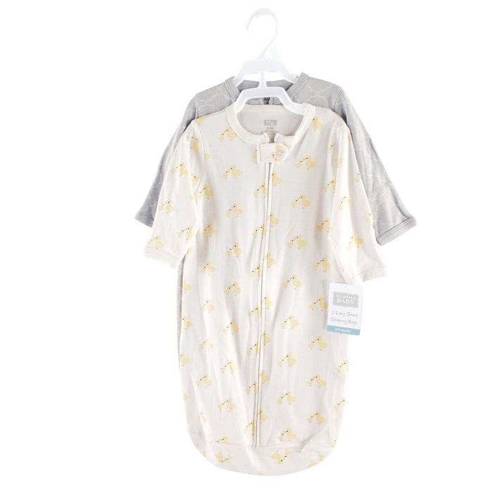 Hudson Baby Cotton Long-Sleeve Wearable Blanket, Duck