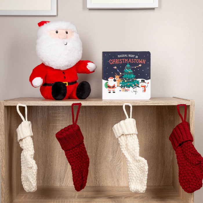 Pearhead Santa Plush & Book set