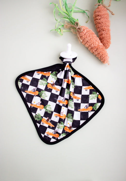 Dream Big Little Co RACING CARROT CHECKERS DREAM LOVEY