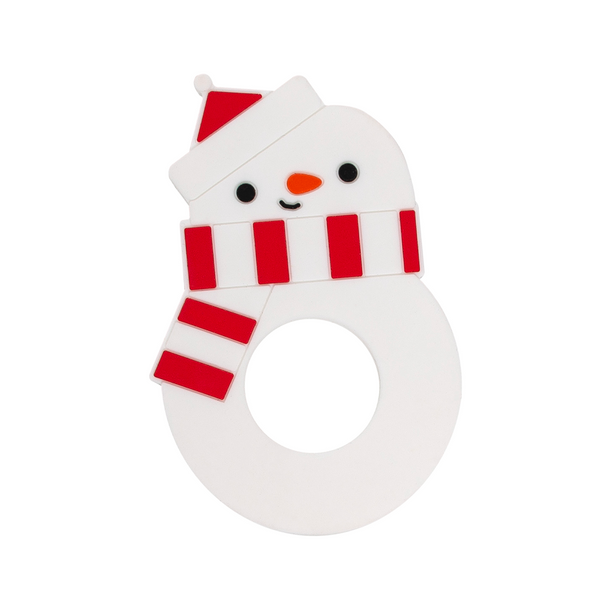 Pearhead Silicone Teether - Snowman