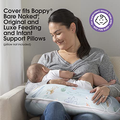 Boppy Premium Support Nursing Pillow Cover in Blue Ocean