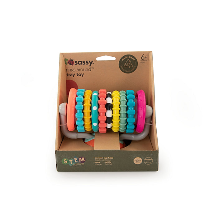Sassy ECO-SPINNING RINGS TRAY TOY