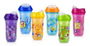 Nuby 9oz. Insulated Sipster has new No-spill Sipster Lid