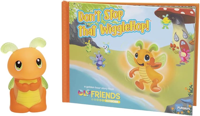 Playskool Glo Friends- Book with Glowing Toy Storytime with Wigglebug
