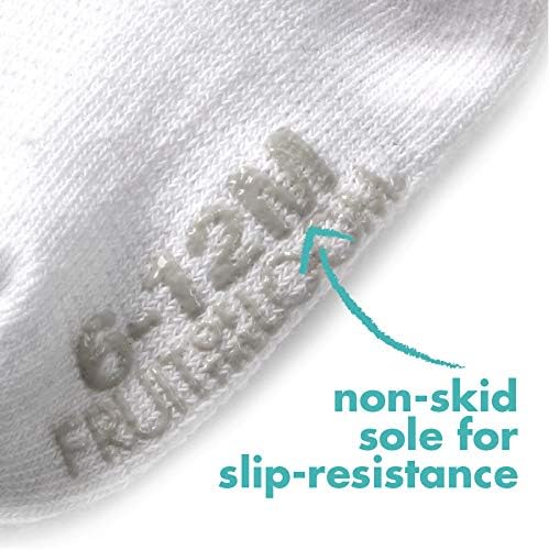 Fruit of the Loom 6 Pack Crew Socks in Cooling White