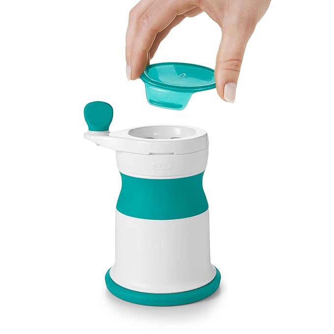 OXO Tot Mash Maker Baby Food Mill Teal
