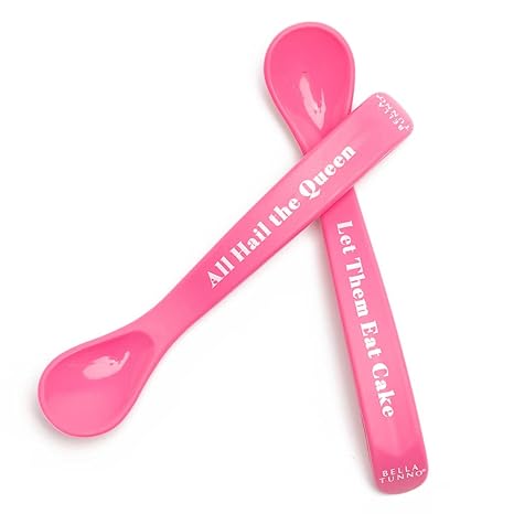 Bella Tunno Wonder Spoons - Soft Baby Spoon Set, Pink