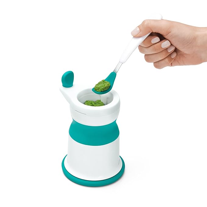 OXO Tot Mash Maker Baby Food Mill Teal