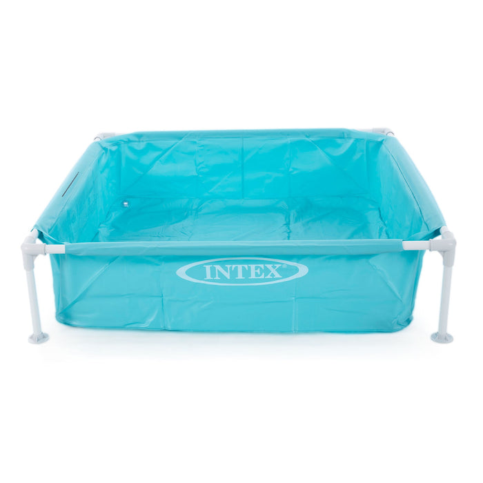 Intex 4ft x 4ft x 12in Mini Frame Kids Beginner Kiddie Swimming Pool (3 Pack)