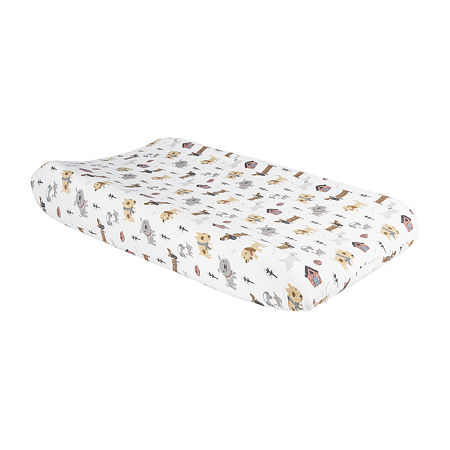 Trend Lab Dog Park Deluxe Flannel Changing Pad Cover