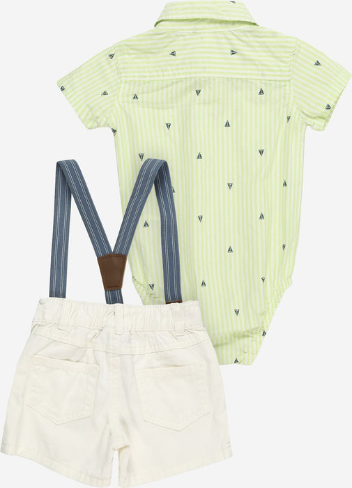Carter's 2 Piece Shirt Short Set with Suspenders