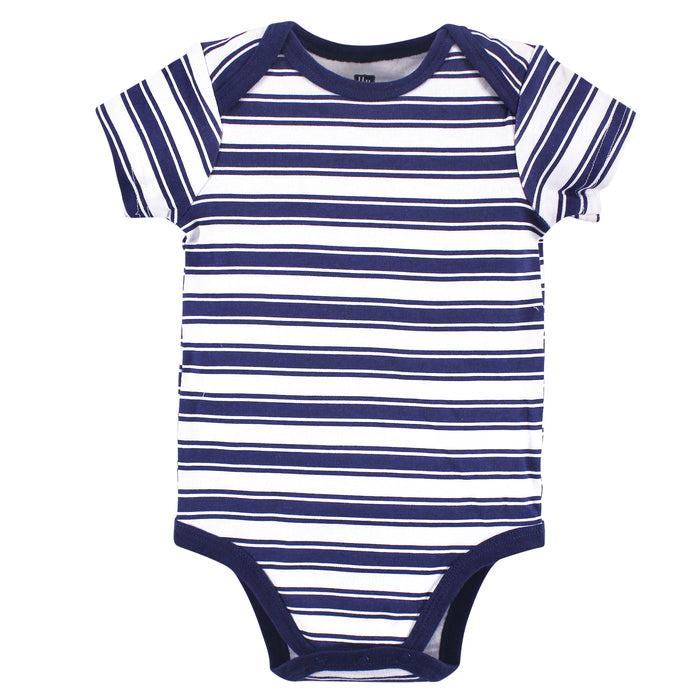 Hudson Baby Infant Boy Cotton Bodysuits 3 Pack, Boy Mommy
