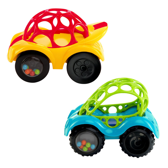 Bright Starts Oball Rattle & Roll Easy-Grasp Push Vehicle Toy
