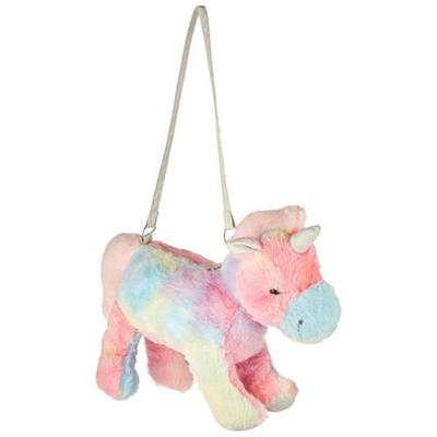 Amazon.com: BRUBAKER Rainbow Plush Unicorn in Handbag - 8 Inches - Soft Toy  in Bag - Cuddly Toy - Stuffed Animal - Yellow : Toys & Games