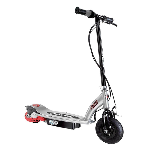 Razor E125 Kid Ride On 24V Motorized Battery Powered Electric Scooter Toy, Black