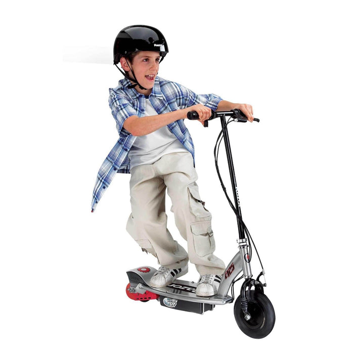 Razor E125 Kid Ride On 24V Motorized Battery Powered Electric Scooter Toy, Black