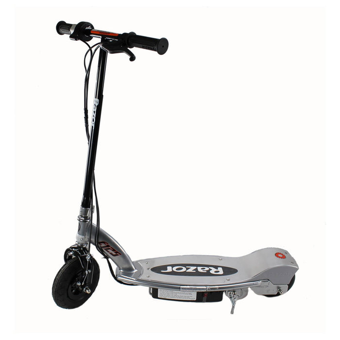 Razor E125 Kid Ride On 24V Motorized Battery Powered Electric Scooter Toy, Black