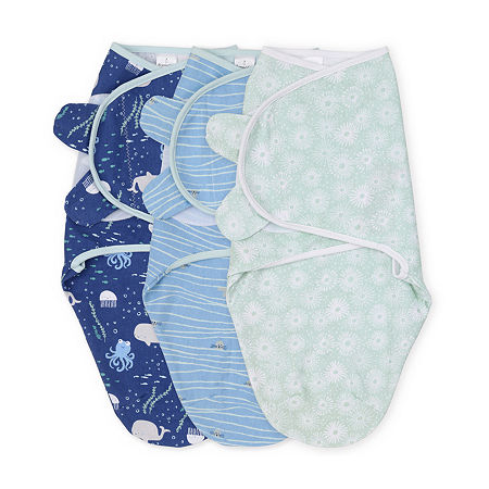 The Peanutshell Under The Sea 3-Pack Swaddles