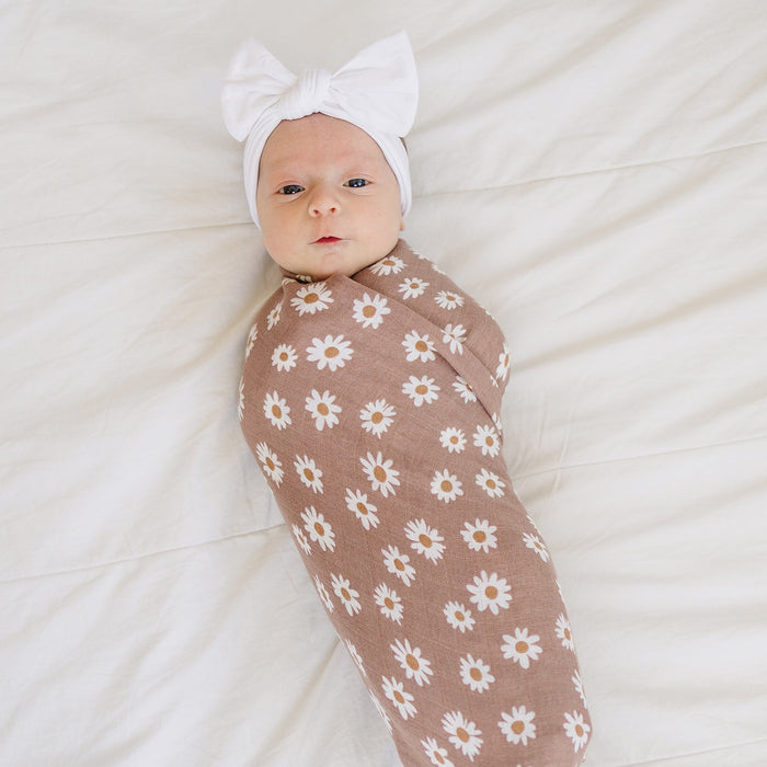 Mebie Baby Daisy Dream Muslin Swaddle Blanket